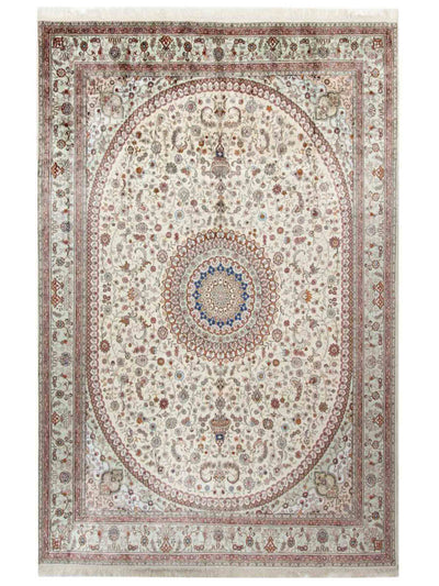 China Seide Teppich 277x366cm - Orientteppich
