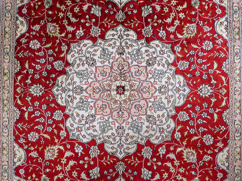 Seidenteppich - China Seide - 272 x 188 cm - rot