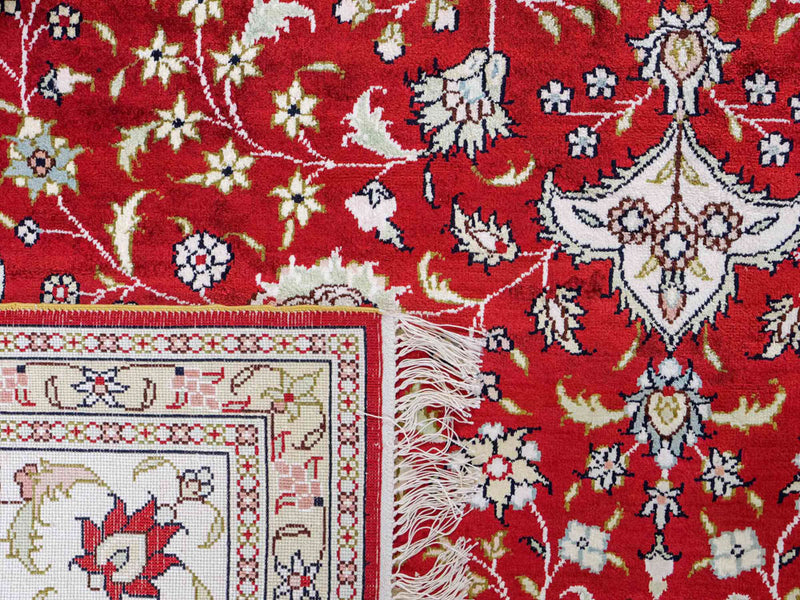 Seidenteppich - China Seide - 272 x 188 cm - rot