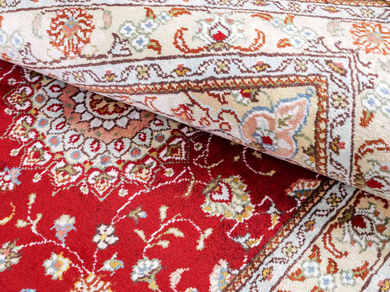 Seidenteppich - China Seide - 120 x 77 cm - rot