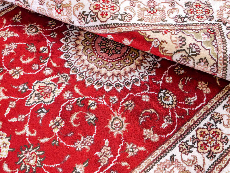 Seidenteppich - China Seide - 117 x 77 cm - rot