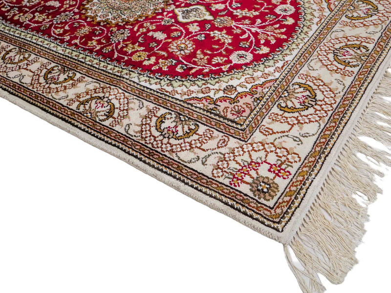 Seidenteppich - China Seide - 122 x 81 cm - rot