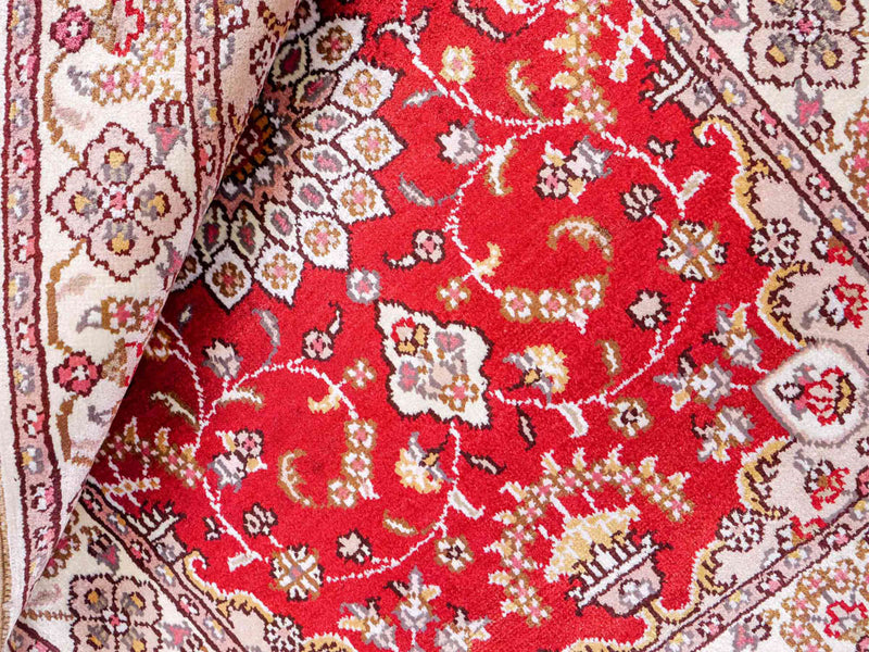 Seidenteppich - China Seide - 92 x 60 cm - rot