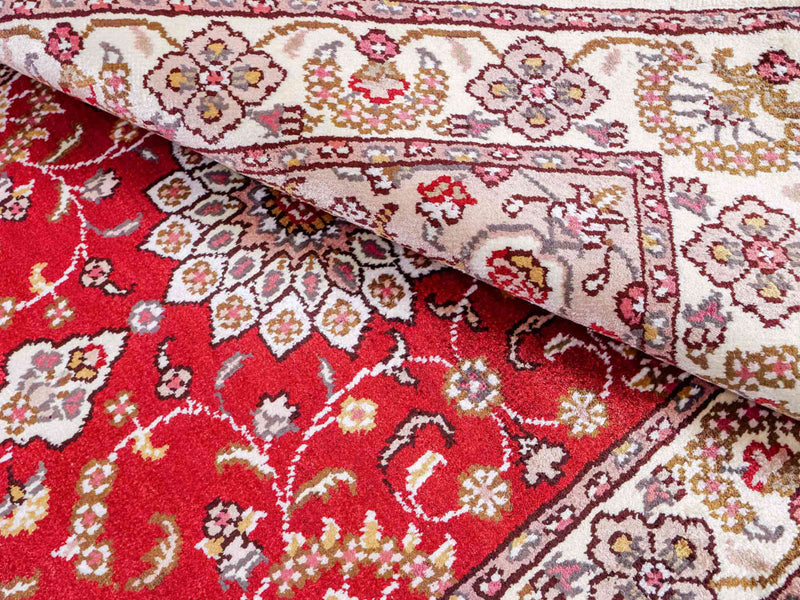 Seidenteppich - China Seide - 92 x 60 cm - rot