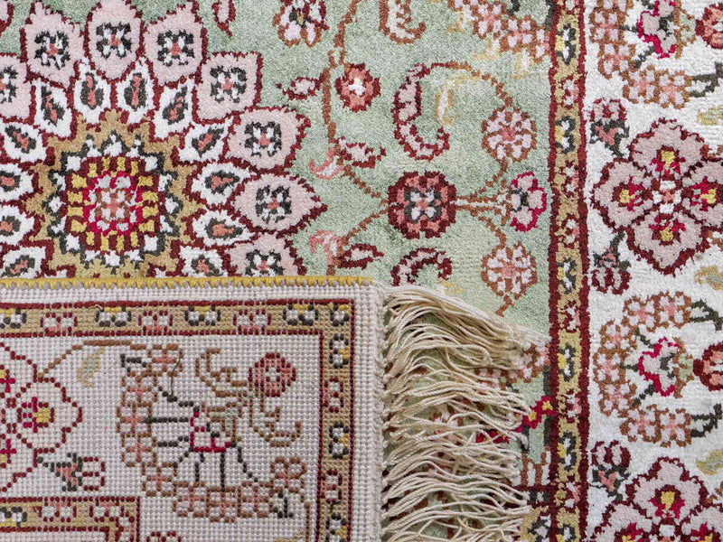 Seidenteppich - China Seide - 92 x 63 cm - sand