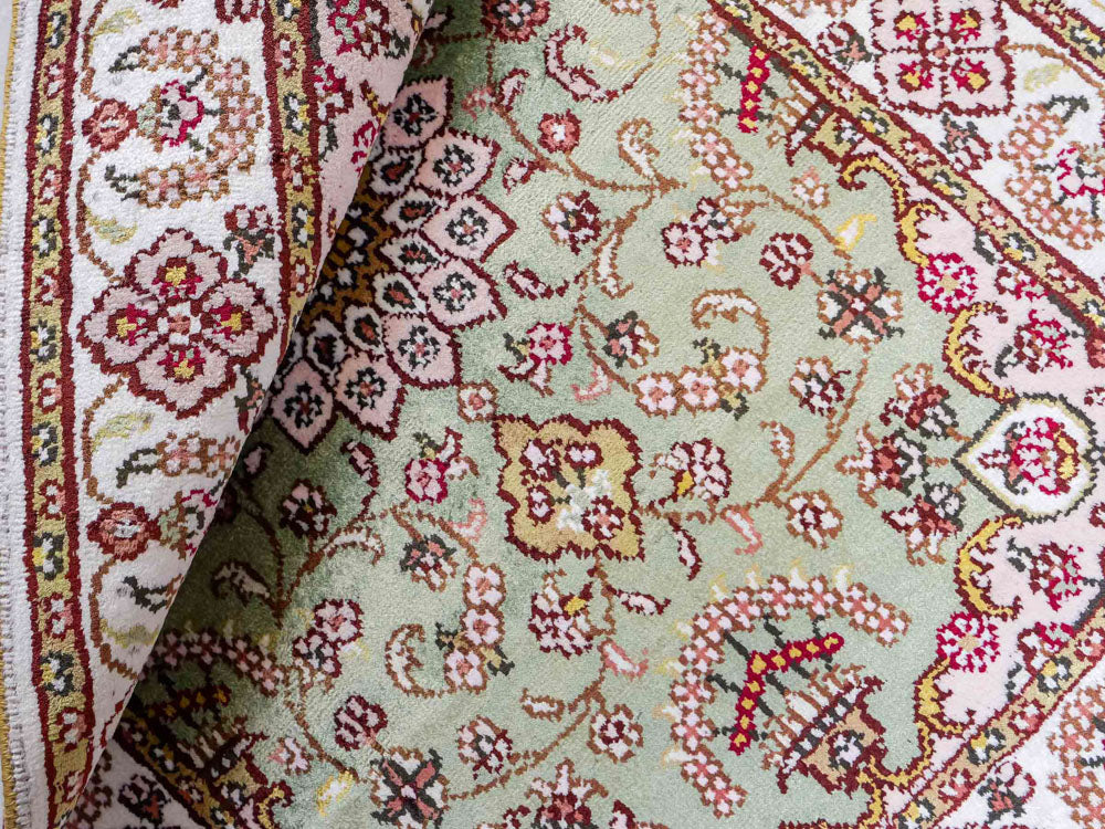 Seidenteppich - China Seide - 93 x 63 cm - sand