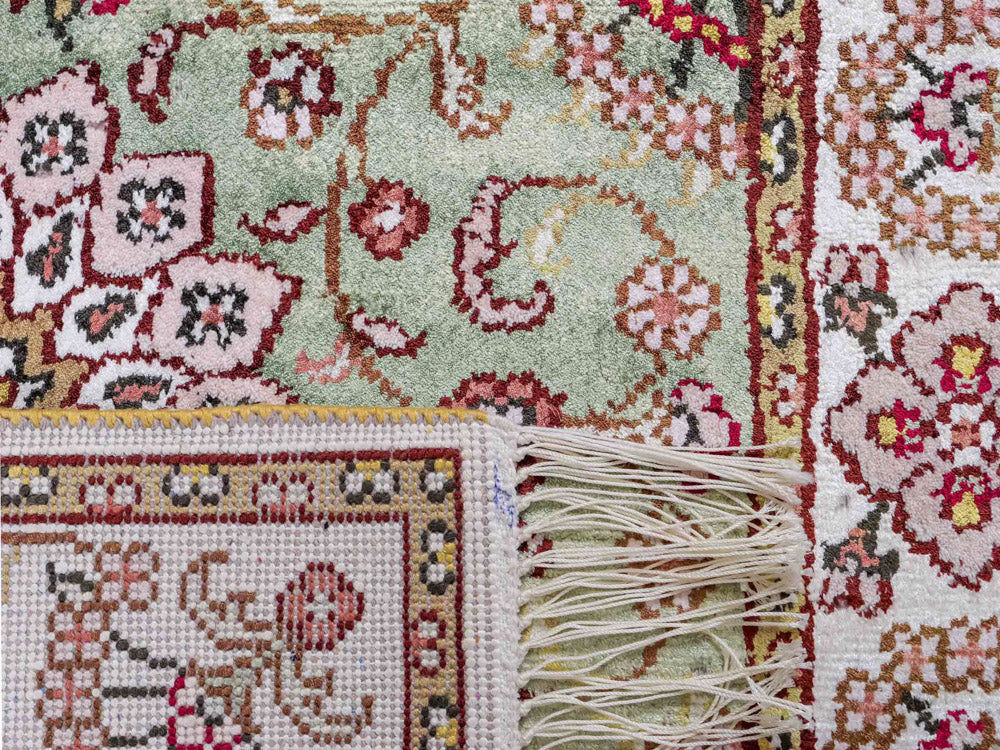 Seidenteppich - China Seide - 93 x 63 cm - sand