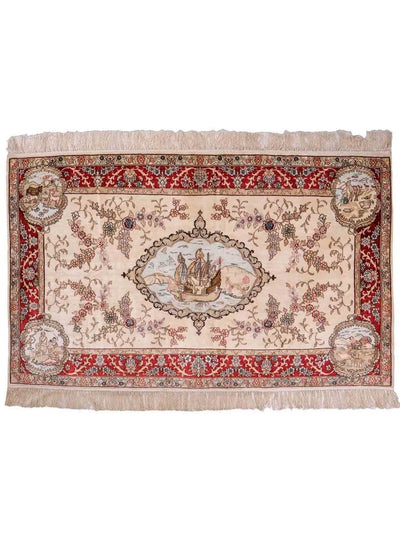 China Seide Teppich 95x153cm - Orientteppich