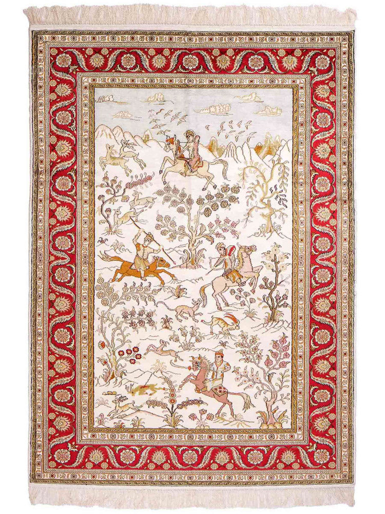 China Seide Teppich 184x125cm - Orientteppich