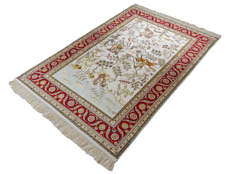 China Seide Teppich 184x125cm - Orientteppich