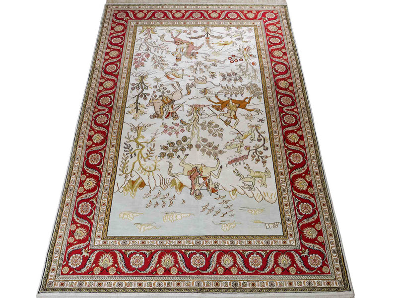 China Seide Teppich 184x125cm - Orientteppich