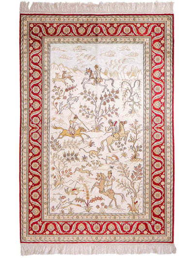 China Seide Teppich 124x183cm - Orientteppich