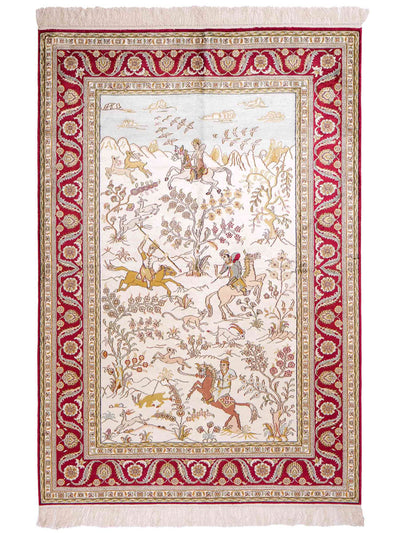 China Seide Teppich 123x180cm - Orientteppich