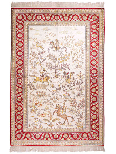 China Seide Teppich 127x185cm - Orientteppich