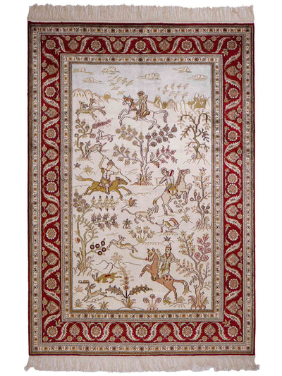 China Seide Teppich 126x183cm - Orientteppich