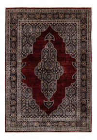 Seidenteppich - Kayseri - 187 x 123 cm - dunkelrot