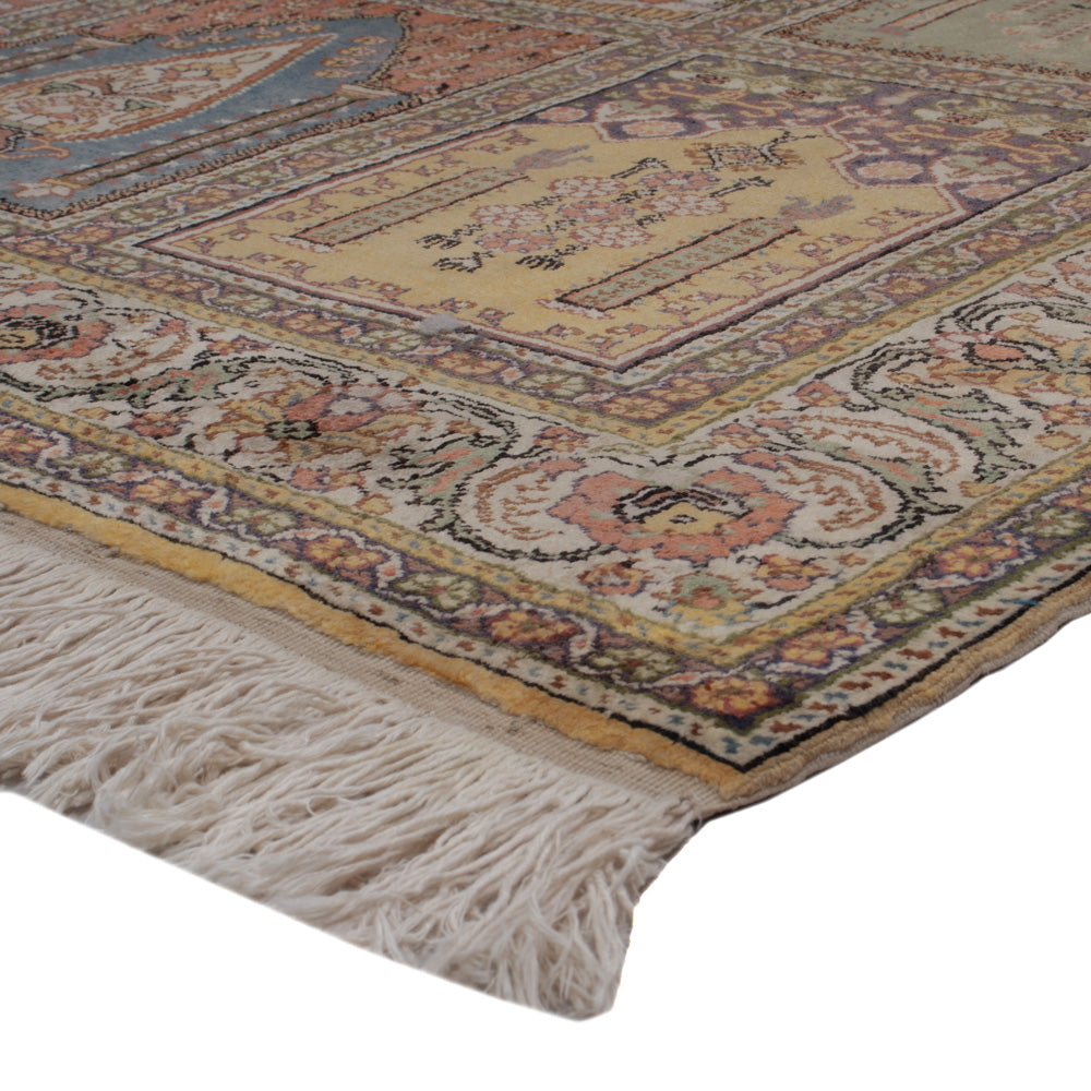 Seidenteppich - Kayseri - 214 x 153 cm - mehrfarbig