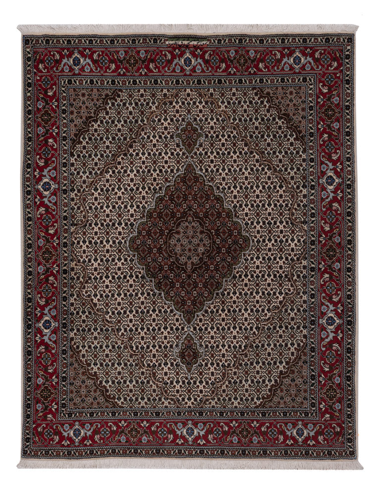 Täbriz - 40 Raj Teppich 206x138cm - Perserteppich