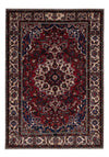 Najafabad Teppich 140x212cm - Perserteppich - Rechteckig / Dunkelrot / 140 x 212 cm Rechteckig