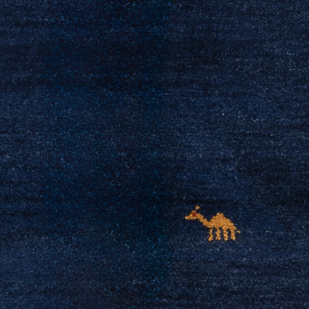 Gabbeh Teppich - Perser - 186 x 124 cm - dunkelblau