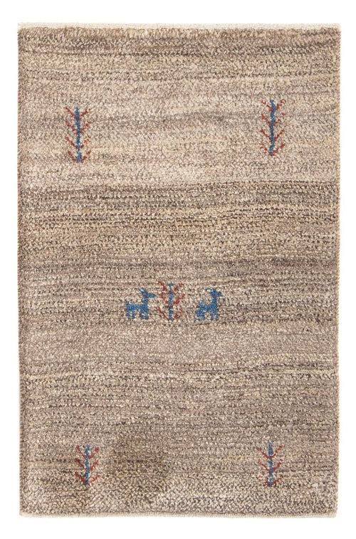Gabbeh Teppich - Perser - 86 x 57 cm - natur