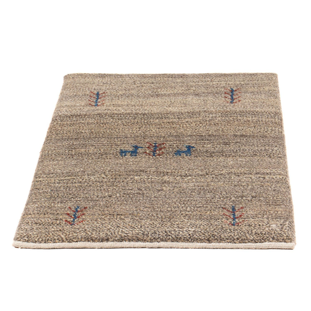 Gabbeh Teppich - Perser - 86 x 57 cm - natur