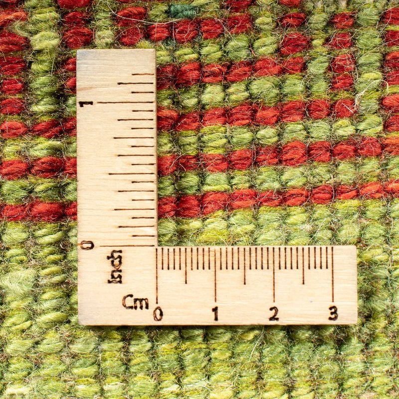 Gabbeh Teppich - Perser - 88 x 57 cm - grün
