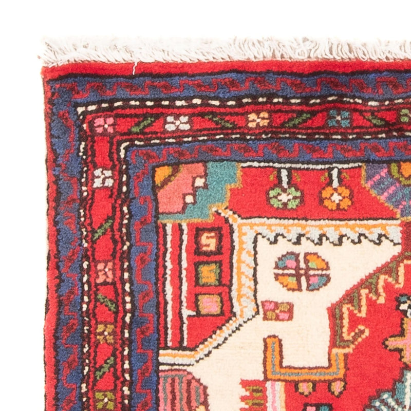 Perserteppich - Nomadic - 91 x 65 cm - rot