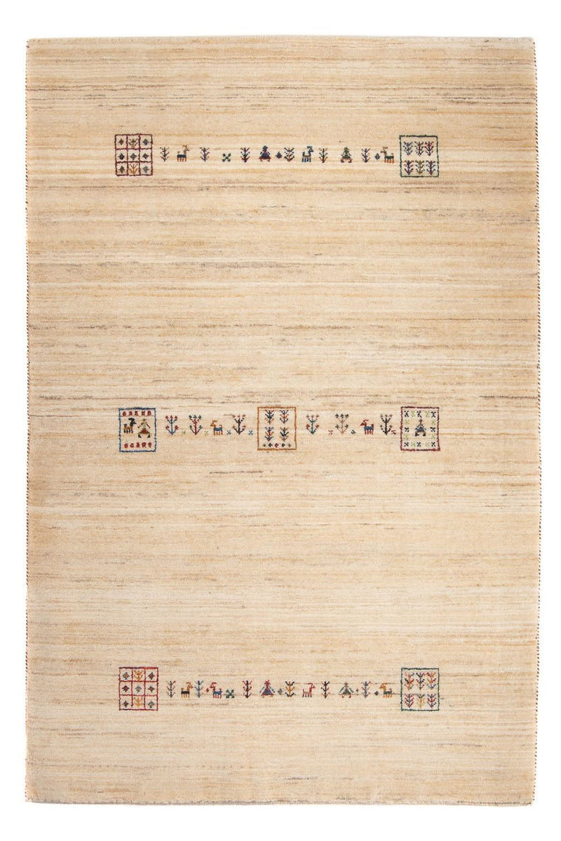 Gabbeh Teppich - Loribaft Perser - 159 x 100 cm - beige