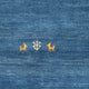 Gabbeh Teppich - Perser - 145 x 106 cm - blau