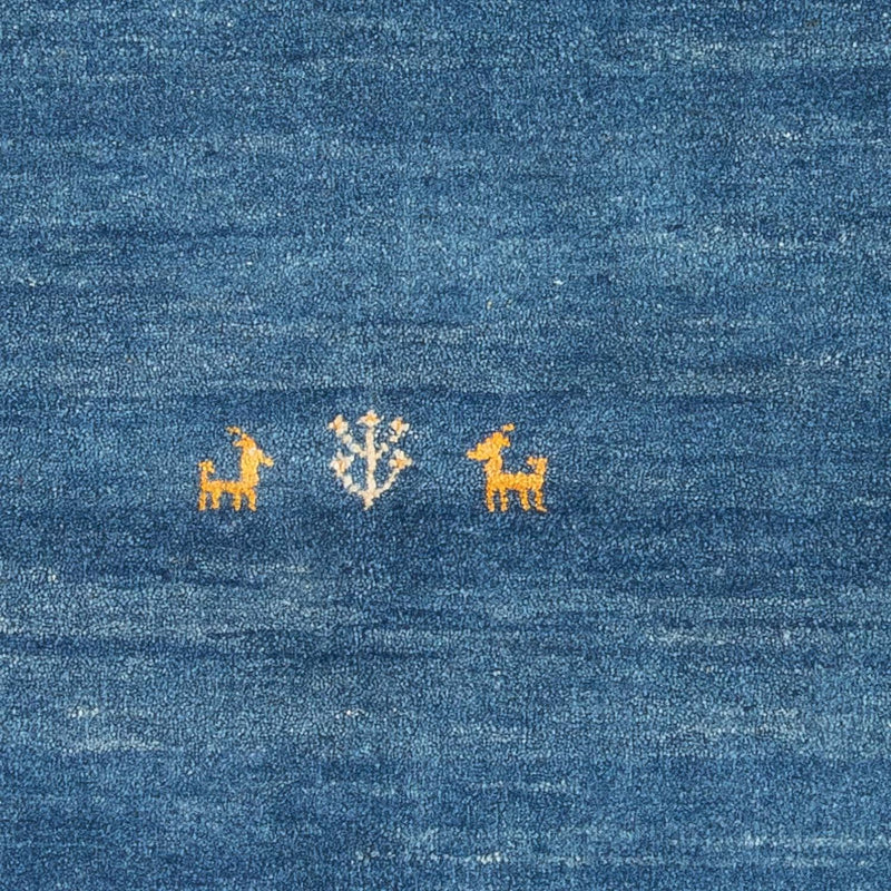 Gabbeh Teppich - Perser - 145 x 106 cm - blau