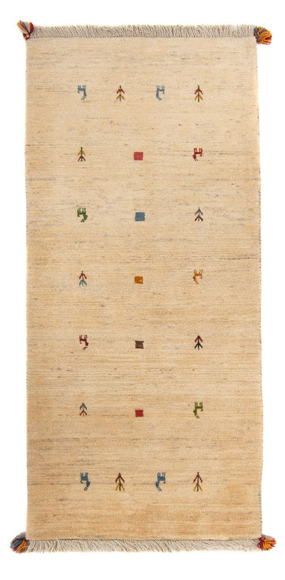 Gabbeh Persisch Teppich 82x200cm - Perserteppich Wollteppich