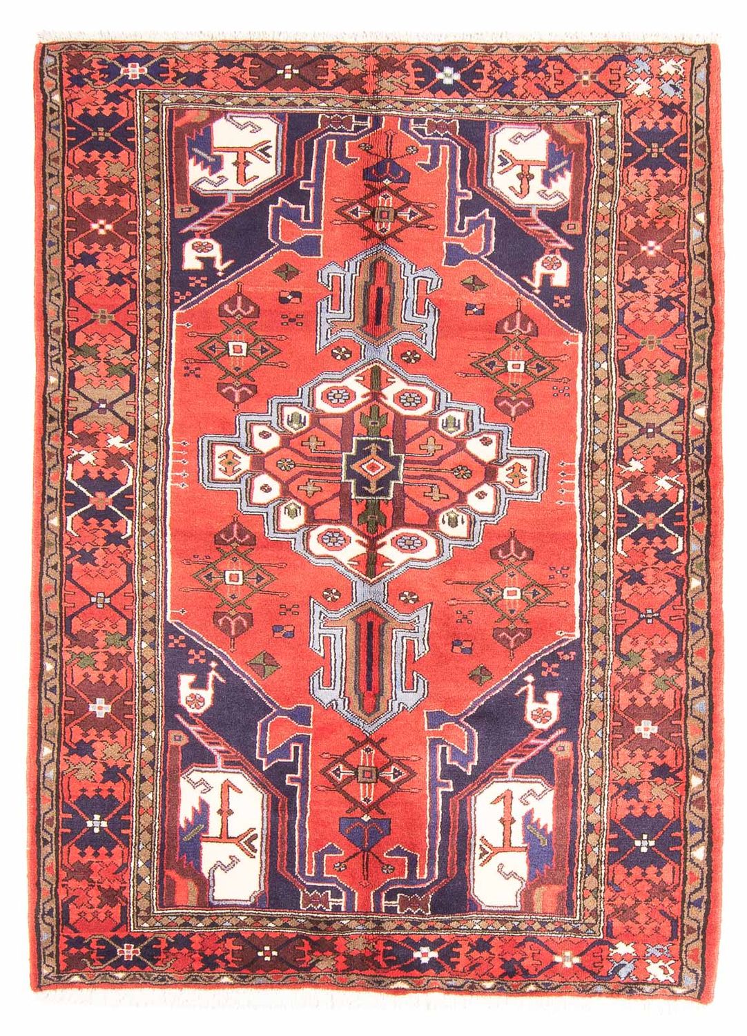Perserteppich - Nomadic - 185 x 135 cm - rot