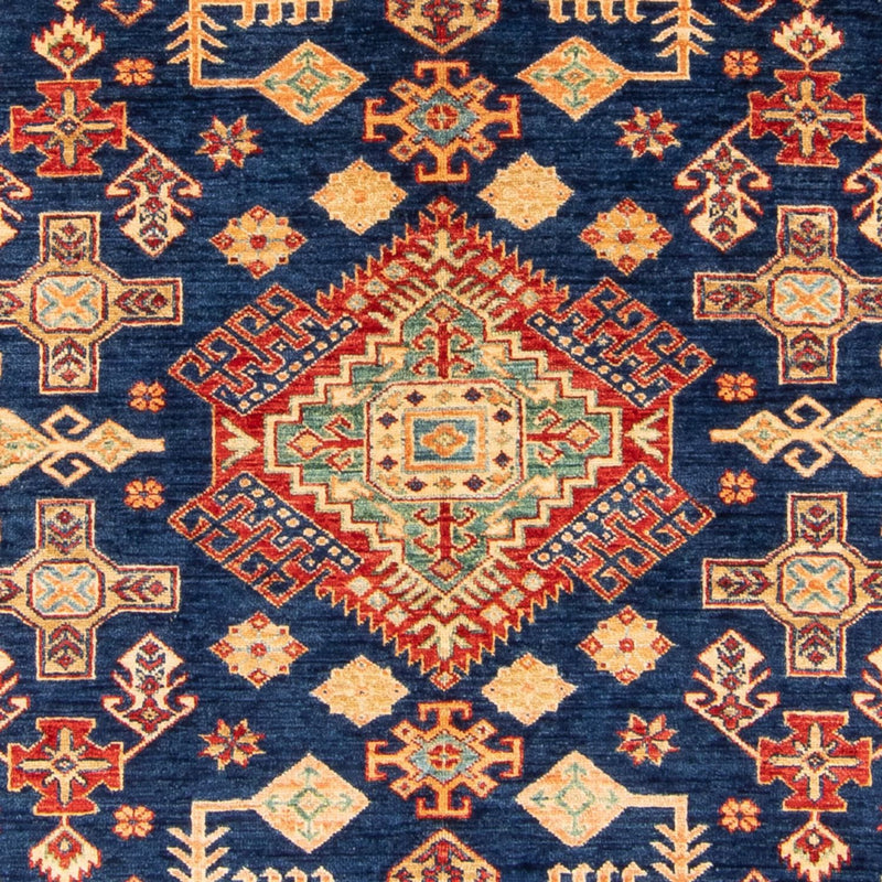 Ziegler Teppich - Kazak - 242 x 165 cm - dunkelblau
