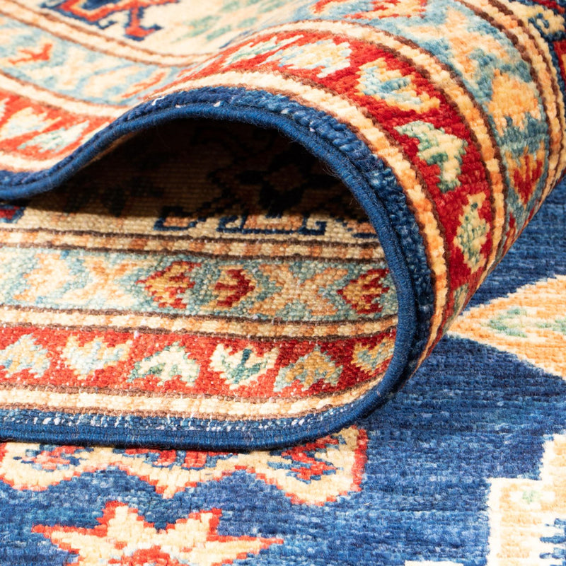 Ziegler Teppich - Kazak - 242 x 165 cm - dunkelblau