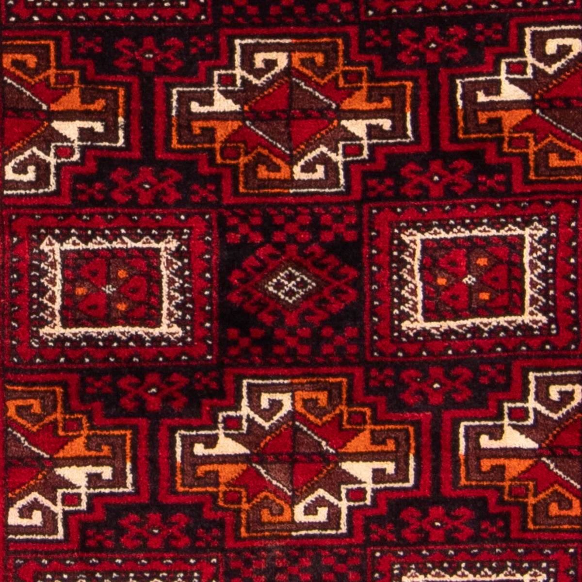 Läufer Belutsch - 190 x 90 cm - rot
