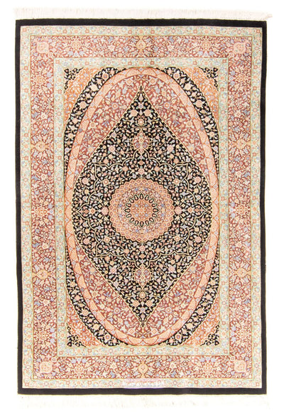 Ghom - Seide Teppich 101x154cm - Perserteppich