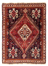 Perserteppich - Nomadic - 156 x 114 cm - rot