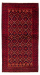 Belutsch Teppich - 167 x 93 cm - rot