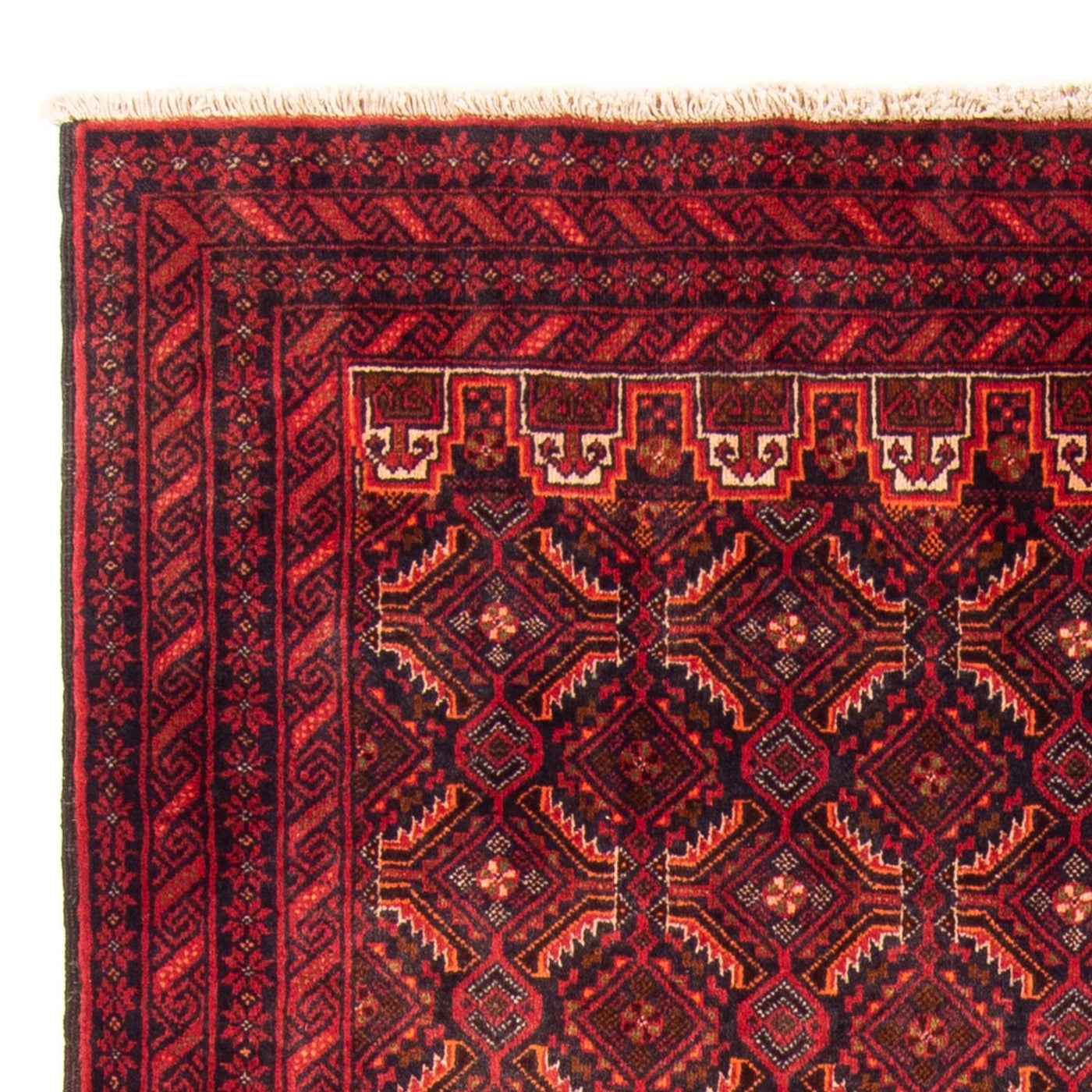 Belutsch Teppich - 216 x 118 cm - rot