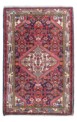 Perserteppich - Nomadic - 125 x 80 cm - dunkelblau