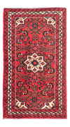 Hosseinabad Teppich 65x118cm - Perserteppich - Rechteckig / Rot / 65 x 118 cm Rechteckig