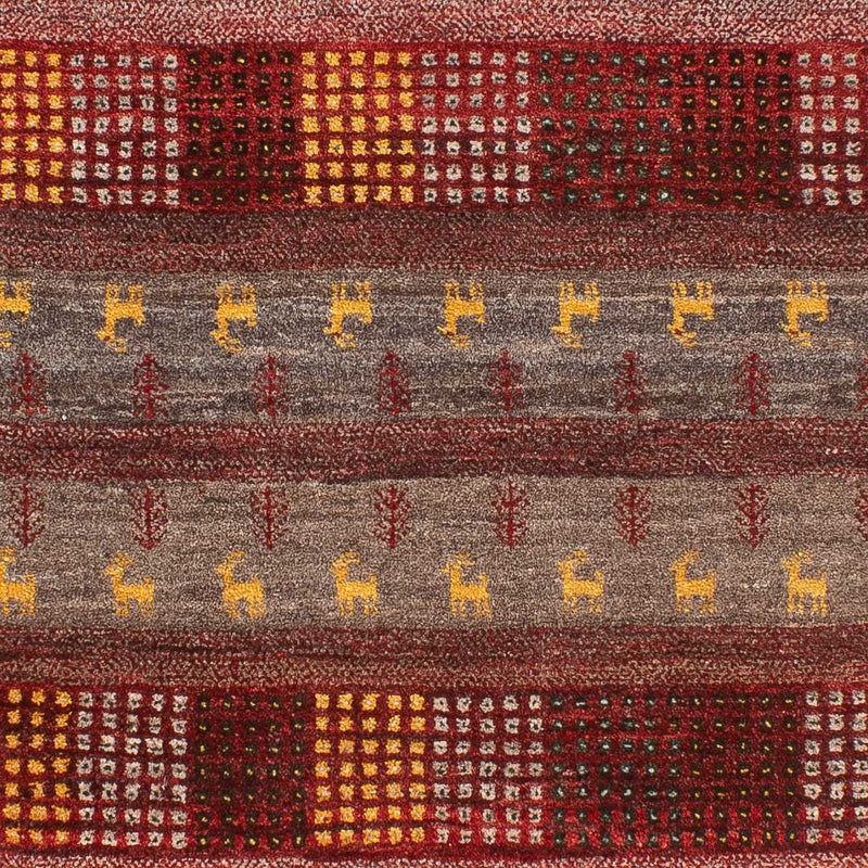 Gabbeh Teppich - Loribaft Perser - 128 x 84 cm - mehrfarbig