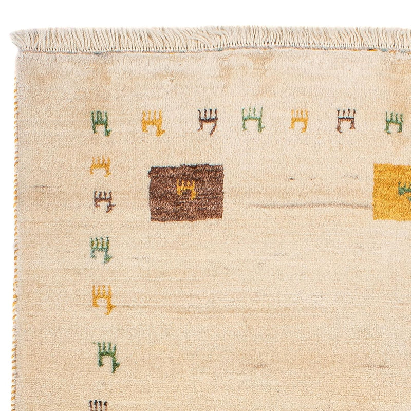 Gabbeh Teppich - Loribaft Perser - 123 x 85 cm - mehrfarbig