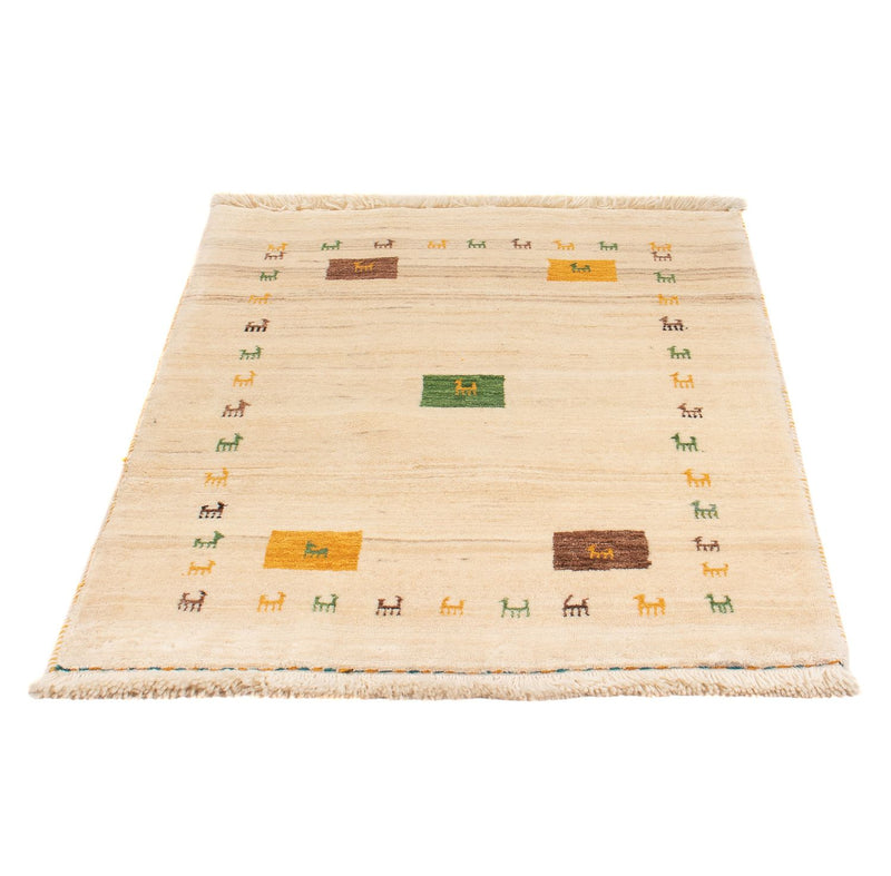 Gabbeh Teppich - Loribaft Perser - 123 x 85 cm - mehrfarbig