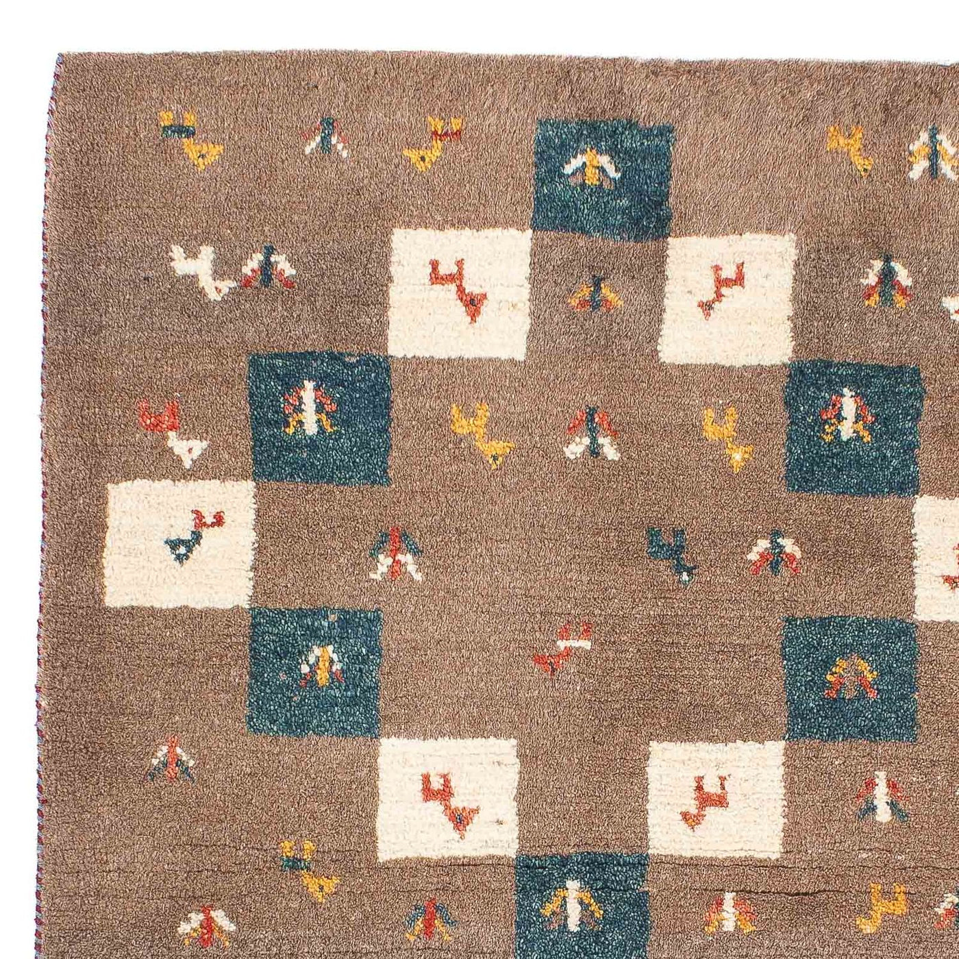 Gabbeh Persisch Teppich 139x82cm - Perserteppich Wollteppich