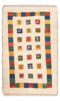 Gabbeh Teppich - Perser - 122 x 76 cm - mehrfarbig