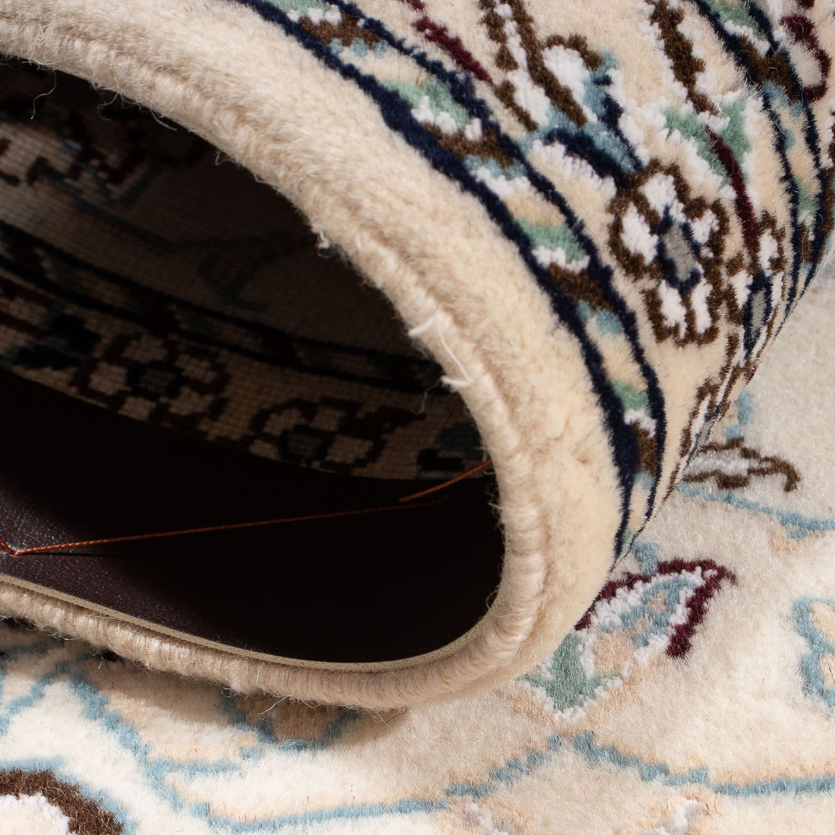 Perserteppich - Nain - Royal - 90 x 62 cm - beige