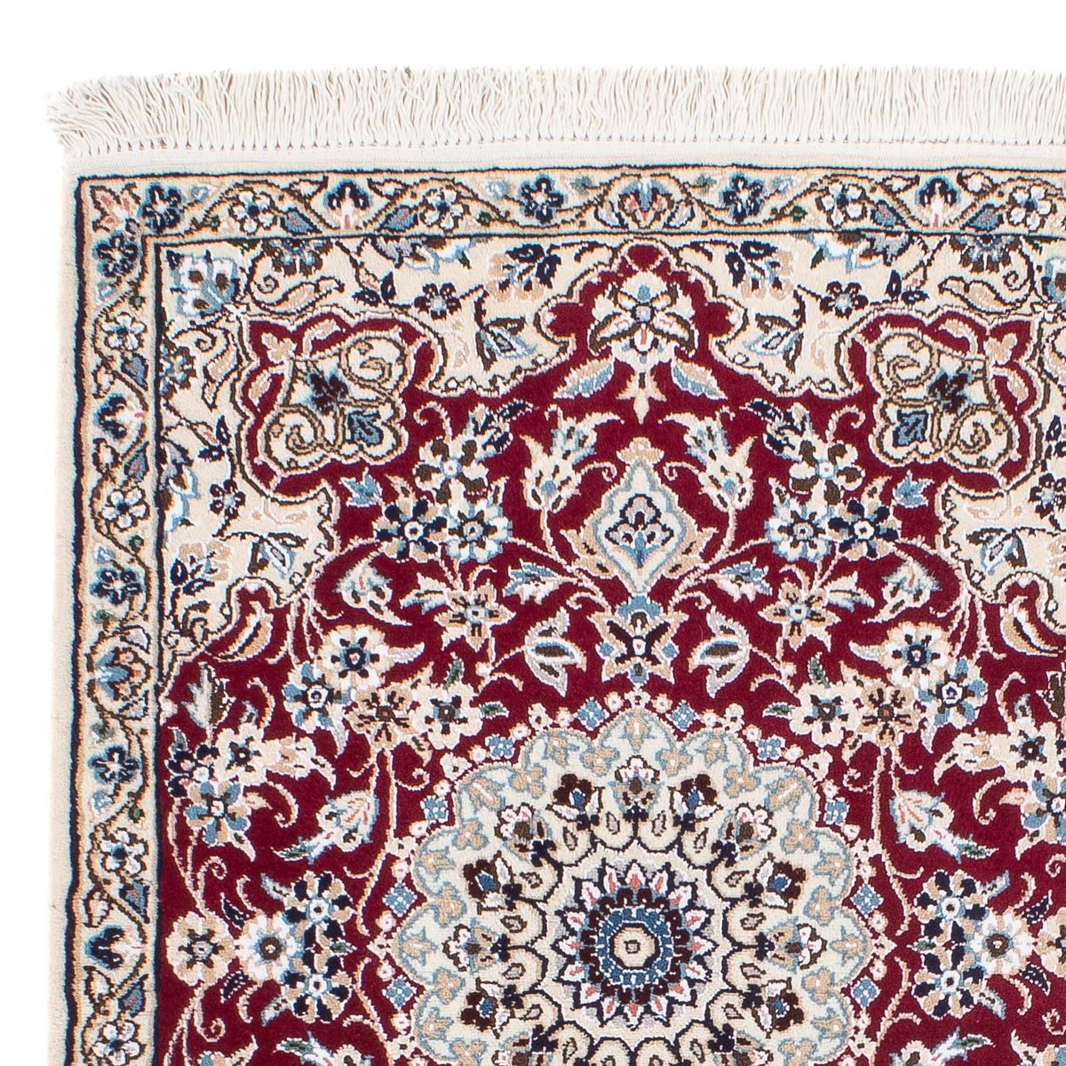 Perserteppich - Nain - Royal - 93 x 65 cm - rot