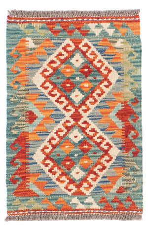 Kelim Teppich - Oriental - 60 x 40 cm - mehrfarbig